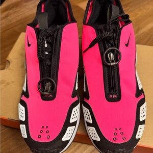 Like new  Hot Pink and Black Sneakers